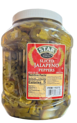 SLICED JALALAPENO PEPPERS