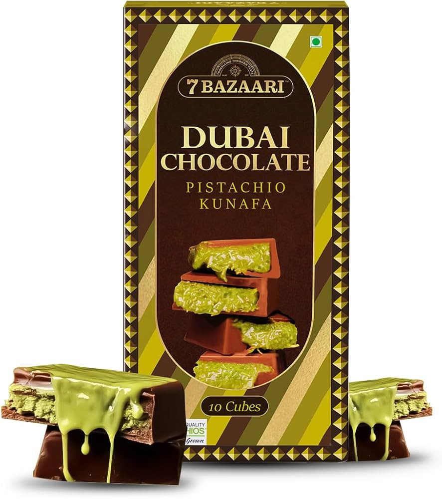 Dubai chocolate pistachio kunafa