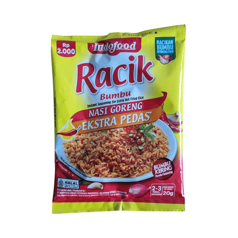 racik nasi goreng[extra pedas]