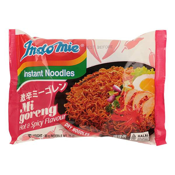 Indomie MI goreng hot &,spicy
