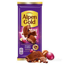 Alpen gold hazelnut & raisin