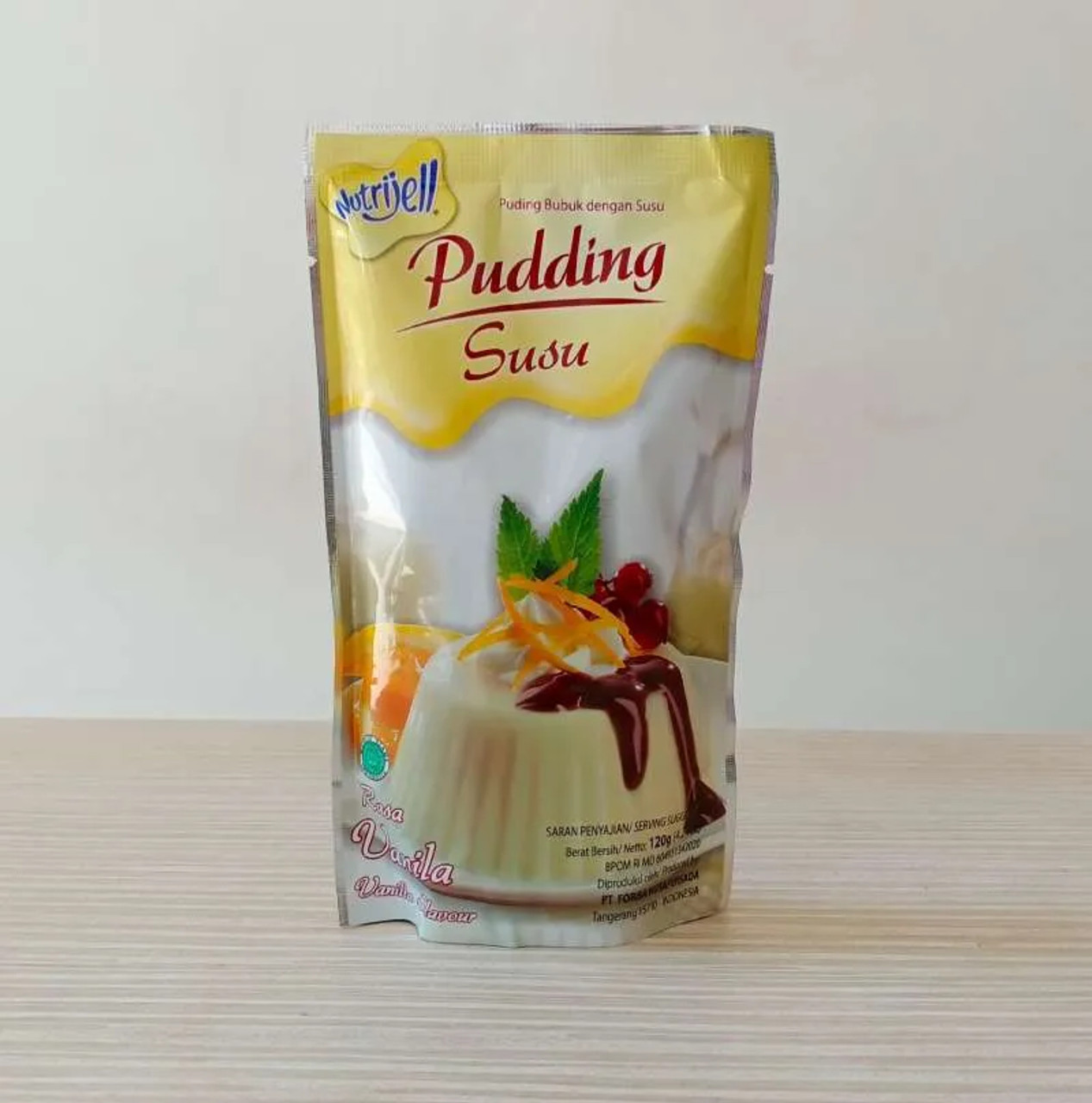 Puding susu vanila