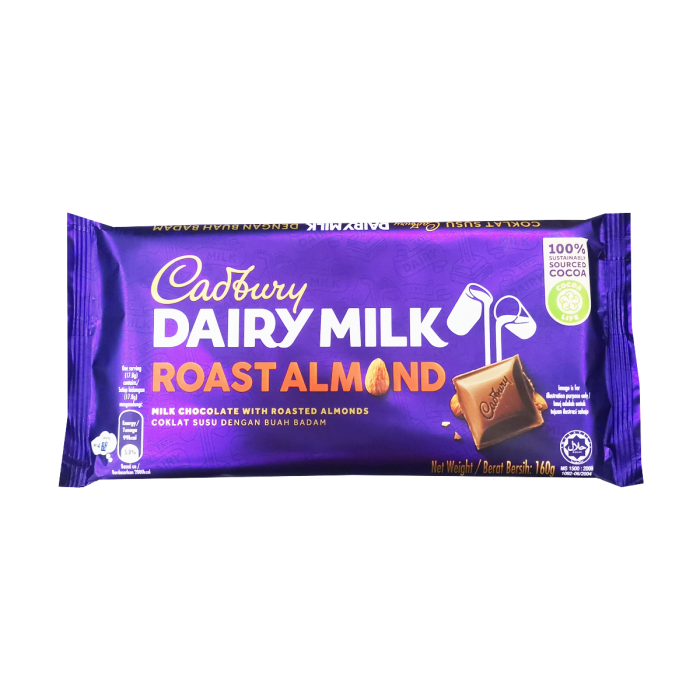 Dairy milk roast almond
