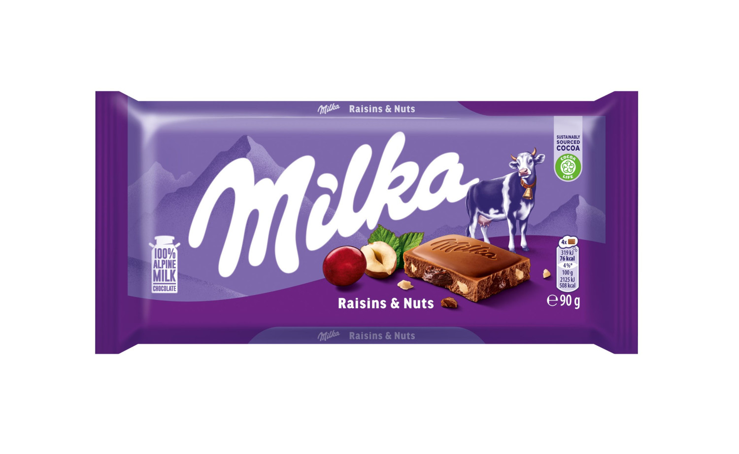 MILKA(RAISINS &NUTS)