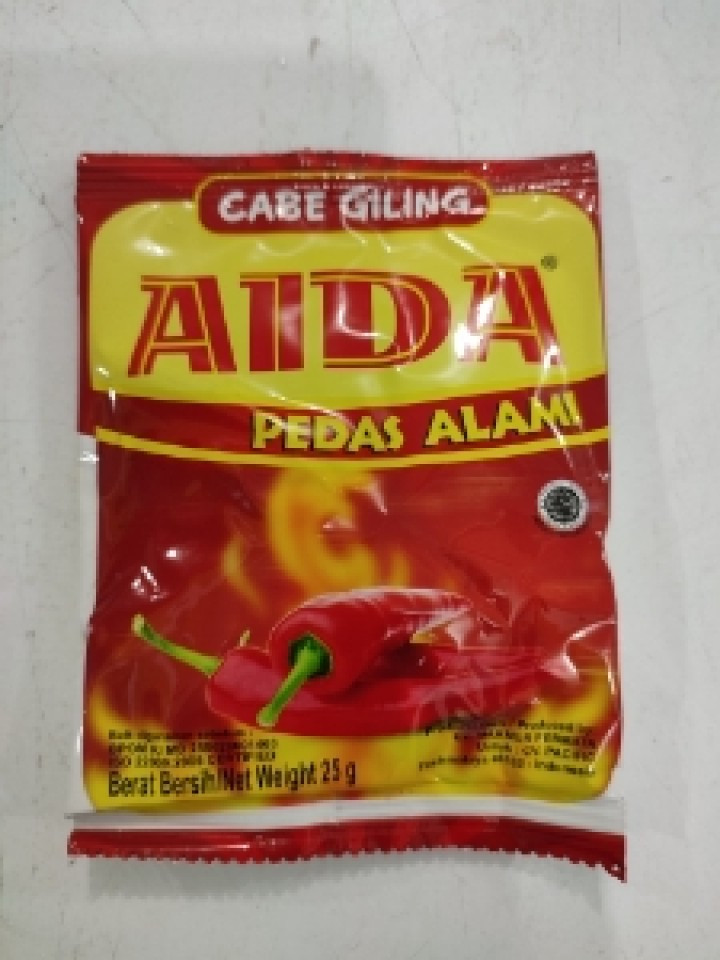 Aida pedas alami