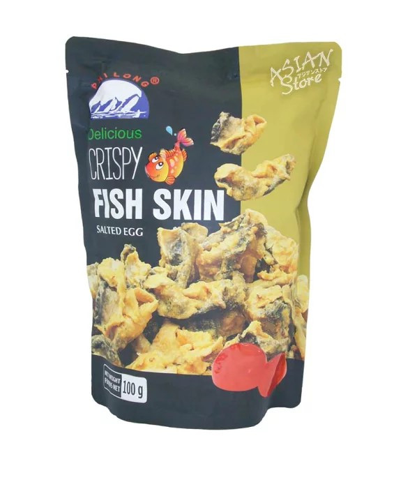 FISH SKIN SALTED EGG(BLACK)